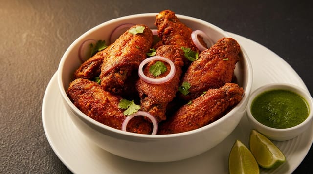 Tandoori Fried Wings.