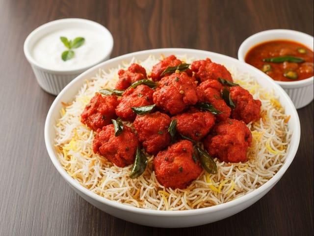 BOGO Chicken 65 Biryani.