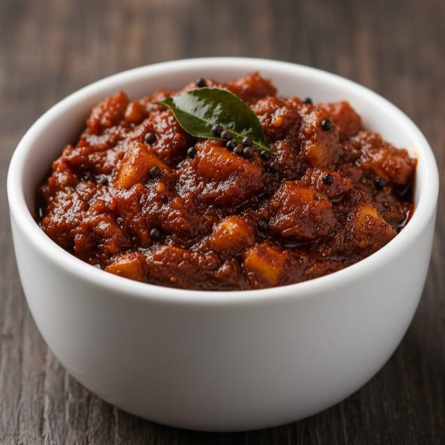 Mango Pickle (V, GF, DF, NF).