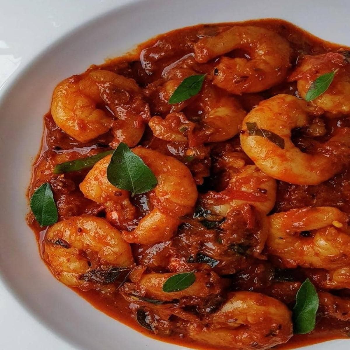 Shrimp Curry (GF, NF, DF).