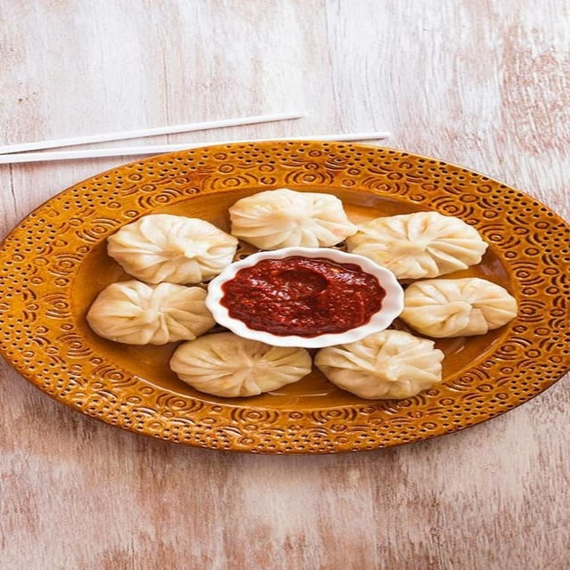 Steamed Chicken Momo (DF, NF).