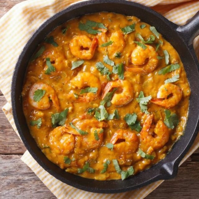 Shrimp Tikka Masala.
