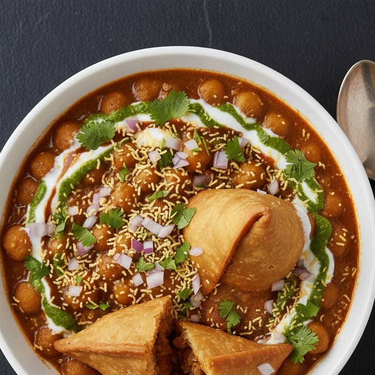 Samosa Chaat.
