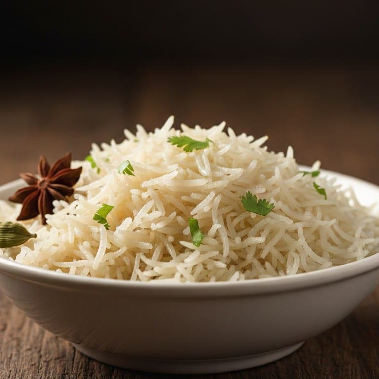 Basmati Rice (V, GF, NF, DF).