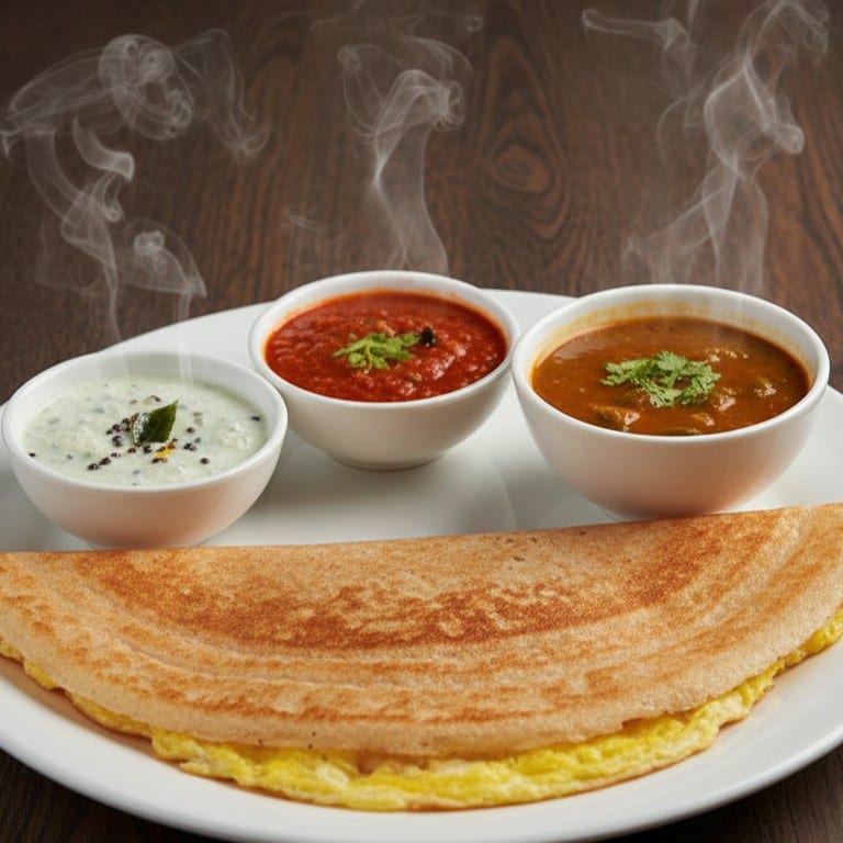 Egg Dosa.
