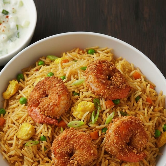 Shrimp Fried Rice (DF, NF).