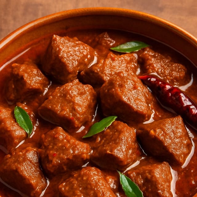 Beef Vindaloo.