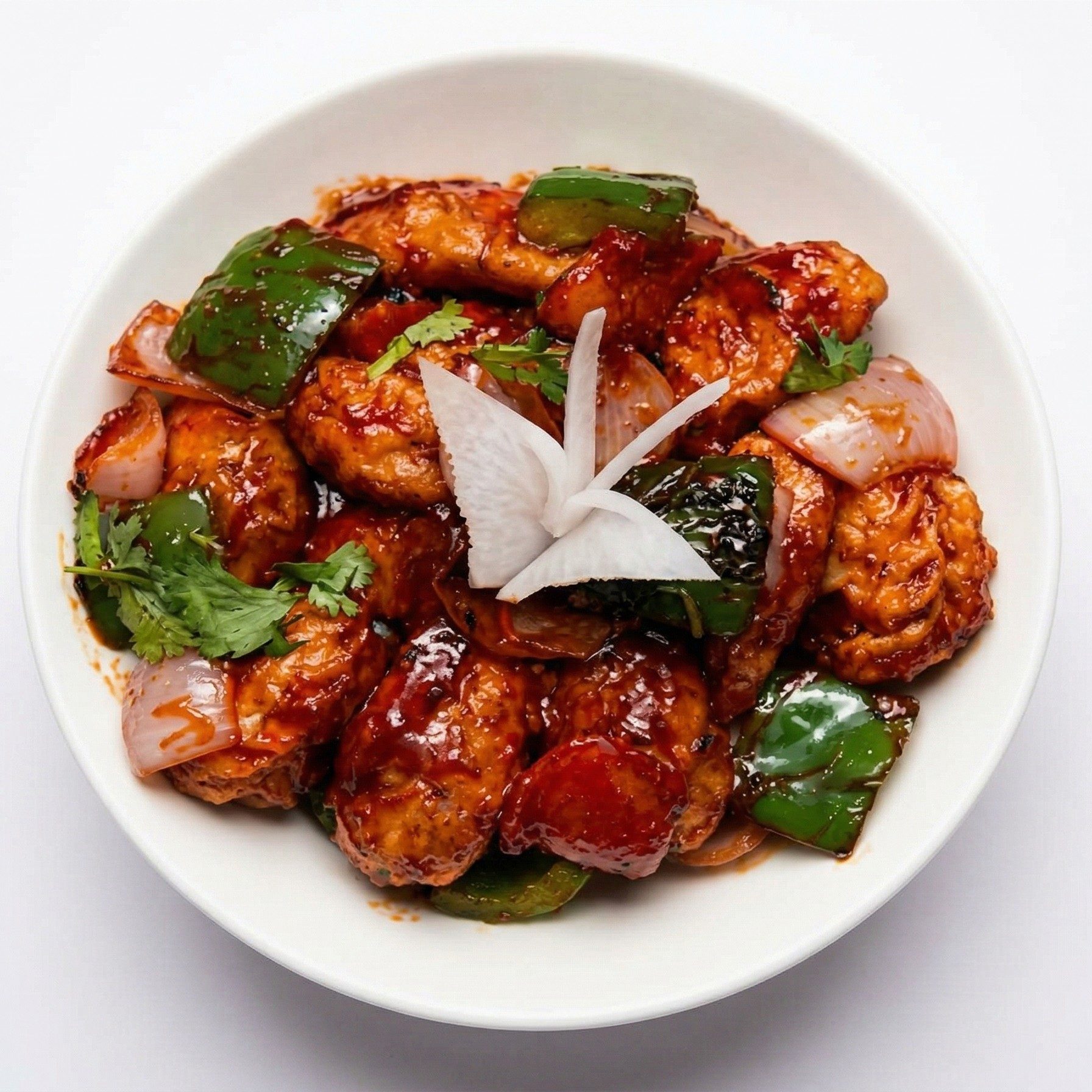 Chilli Veg Momo (V, DF, NF).