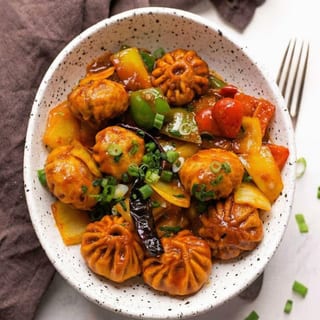 Chilli Chicken Momo (DF, NF)