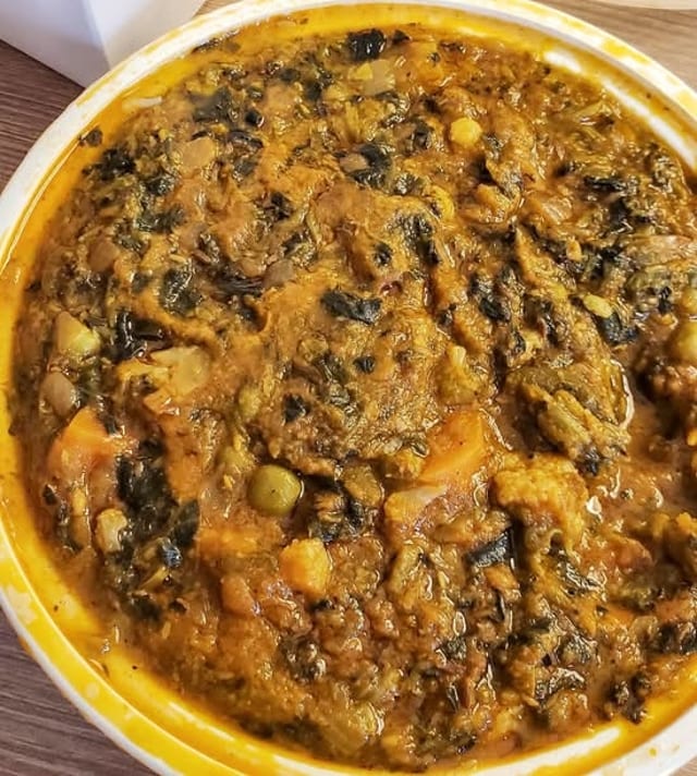 Vegetable Saag (V, GF, NF, DF).