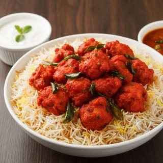 Chicken 65 Biryani Half Tray