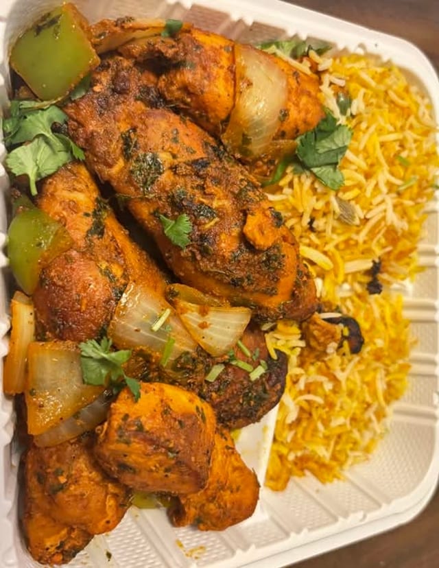 Tandoori Chicken Platter.